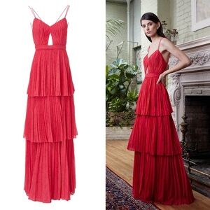 NWOT AMUR Dominique Dress in Raspberry Rose Size 2